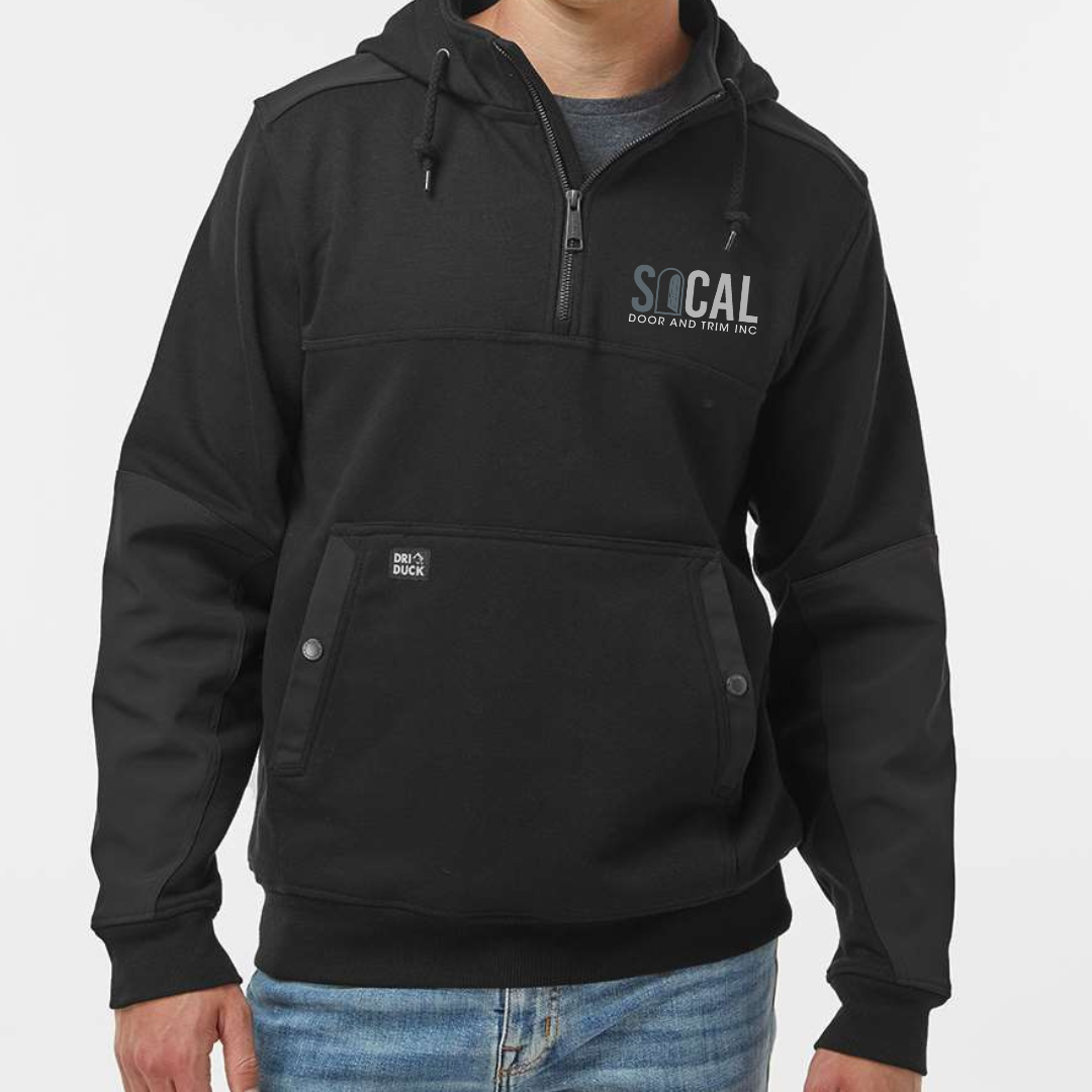 Robert | Custom Men's Quarter Zip Sweatshirt + Design